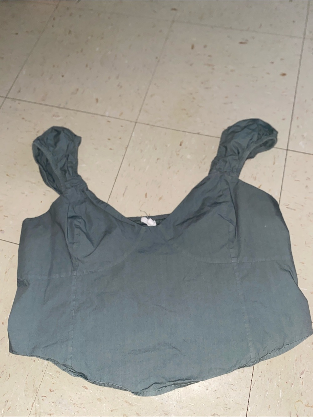 Aerie Crop Top Olive green xl